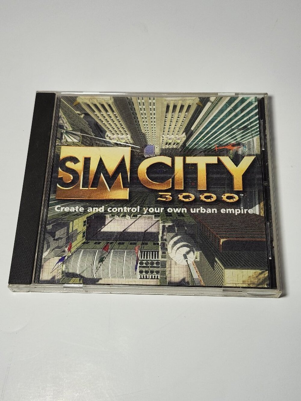 Sim City 3000 PC CD ROM Computer Game Vintage Maxis EA Simulation